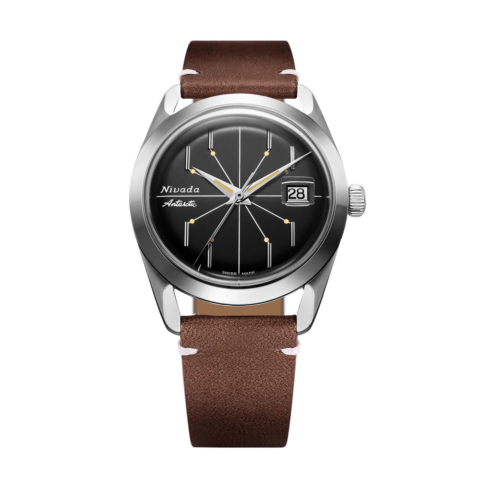 Nivada Grenchen Hong Kong Dealer | Antarctic Spider Black 38mm
