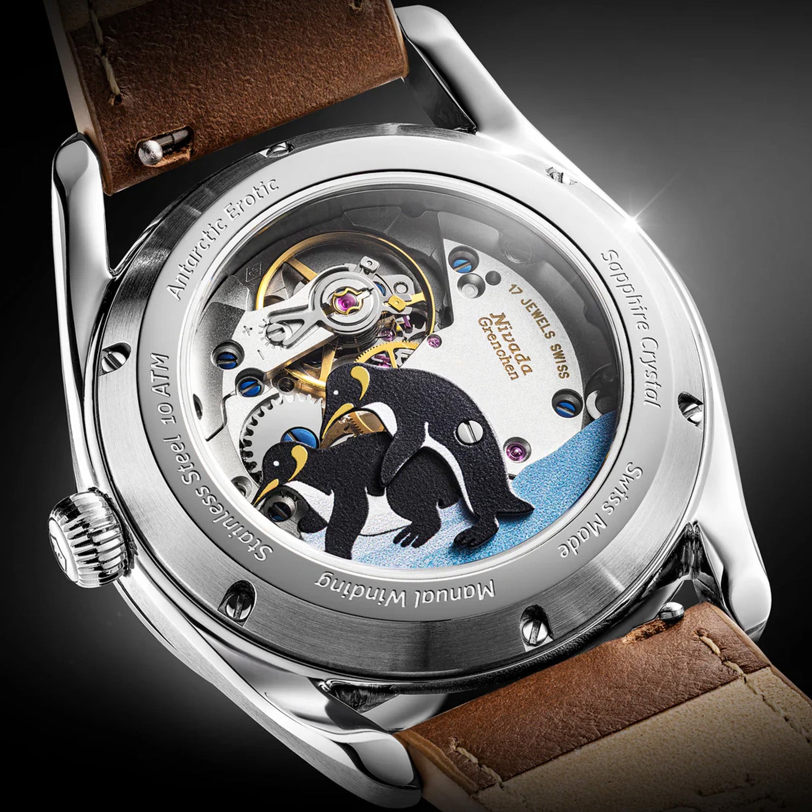 Nivada Grenchen Hong Kong Dealer | Antarctic Erotic - Salmon