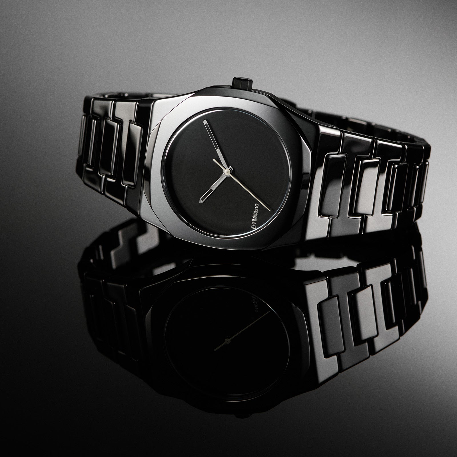 D1 Milano Watches Hong Kong | Ceramic Pure Black 37mm CEBU01