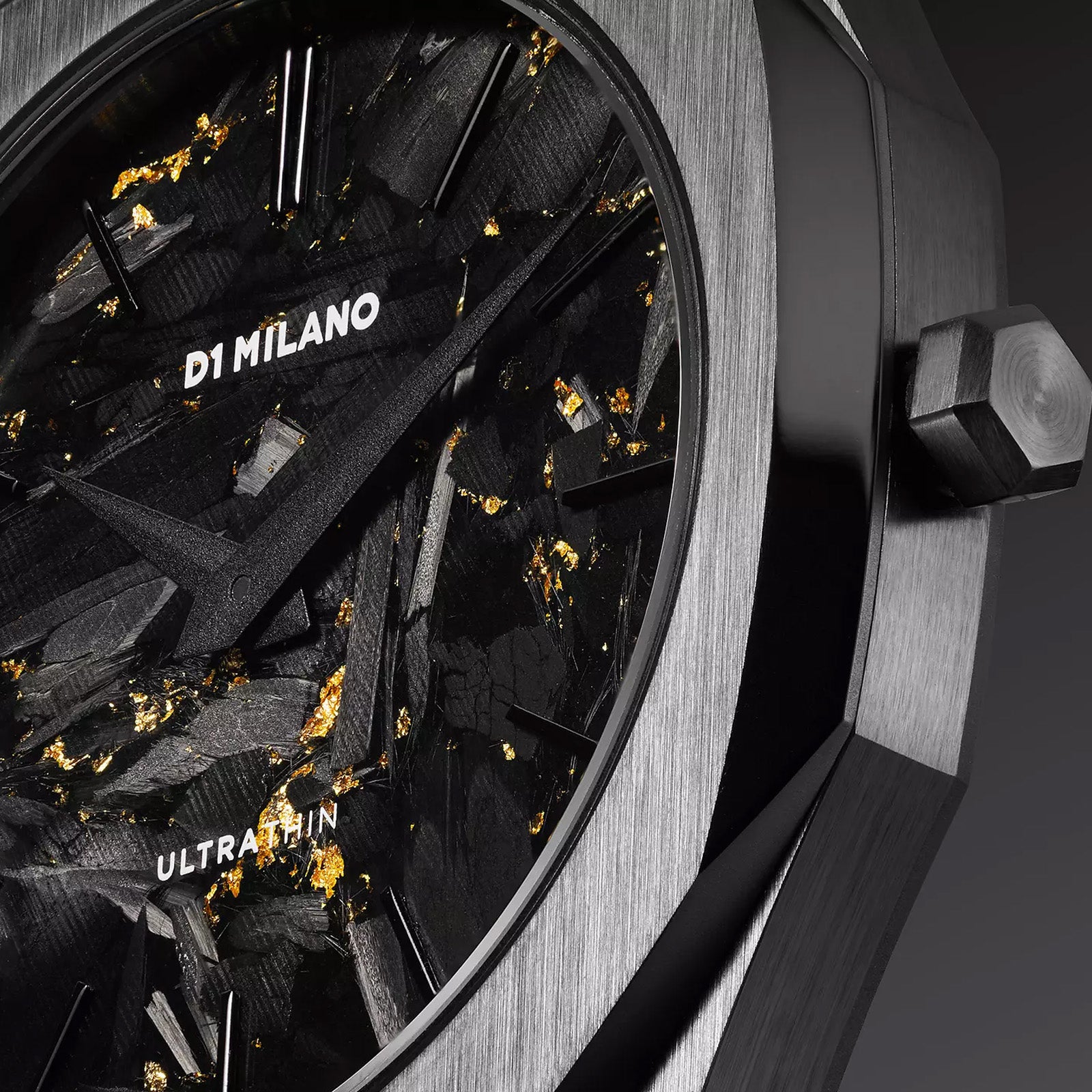D1 Milano Watches Hong Kong | Ultra Thin Black DLC 40mm