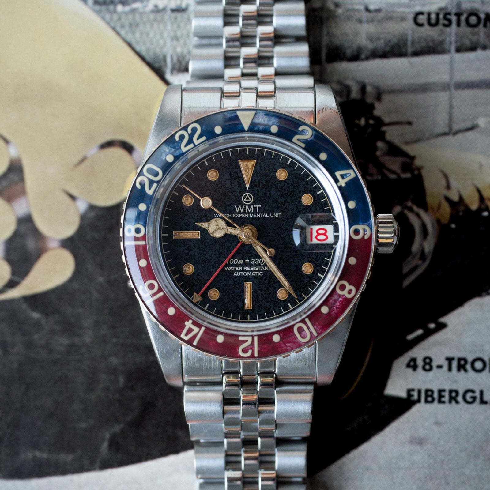 WMT Panton 3針モデル wmt パントンMKII (ホワイトダイヤル) エイジド