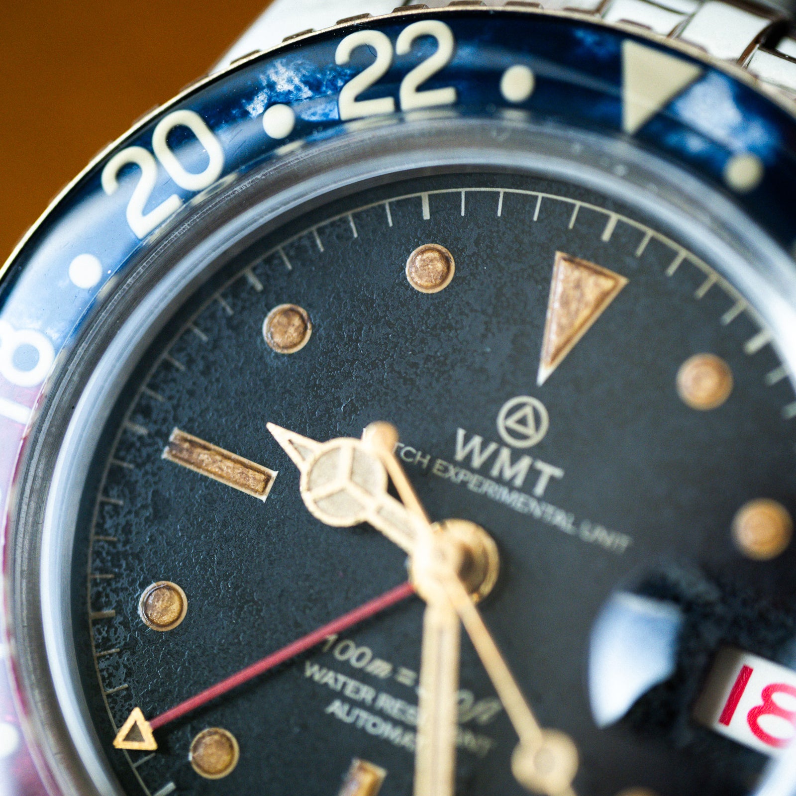 WMT Watches Hong Kong | Panton MKII - Black Dial/ Heavy Aged WMT