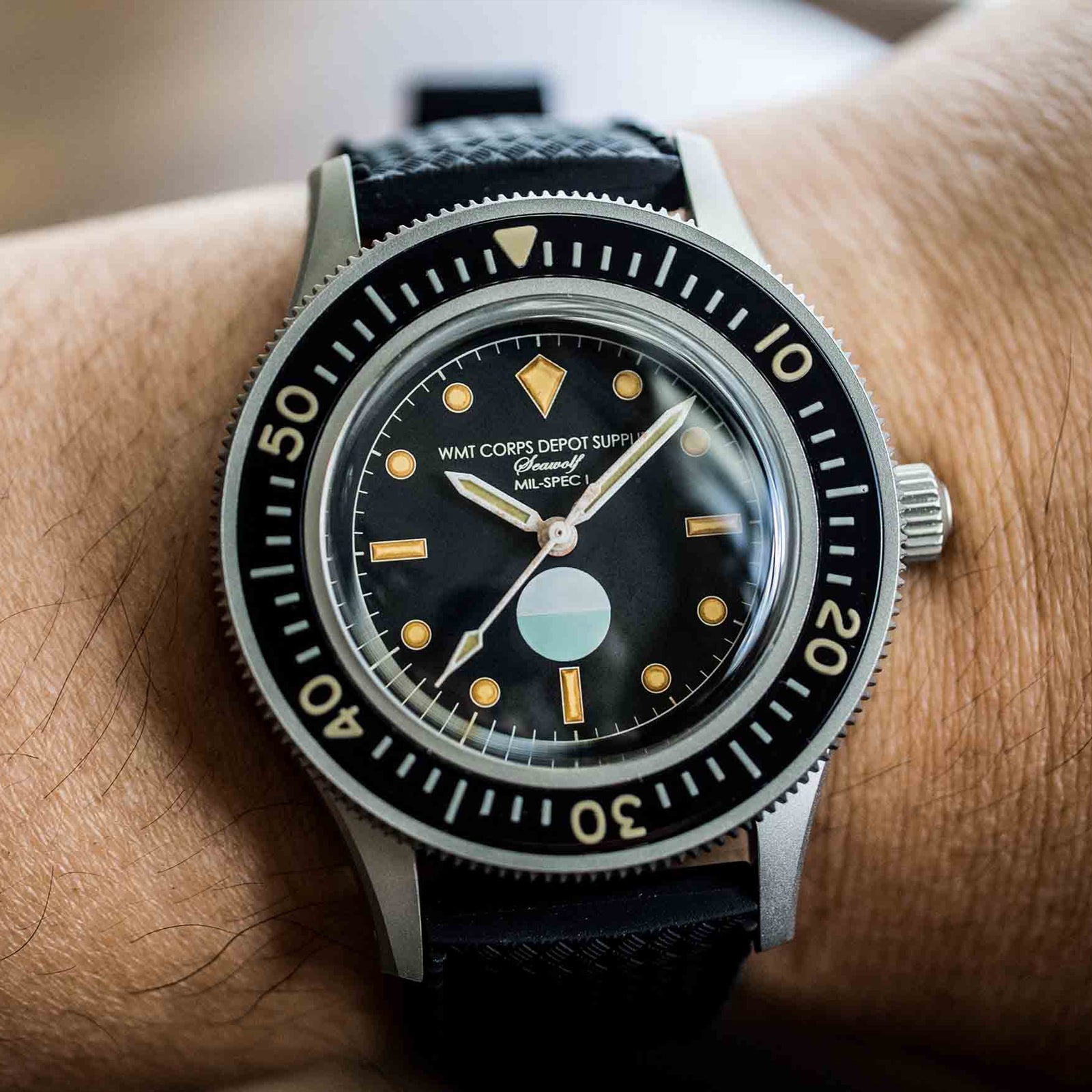 WMT Milspec W20 AGED Version 35mm スイープ運針 WMT Milspec W20