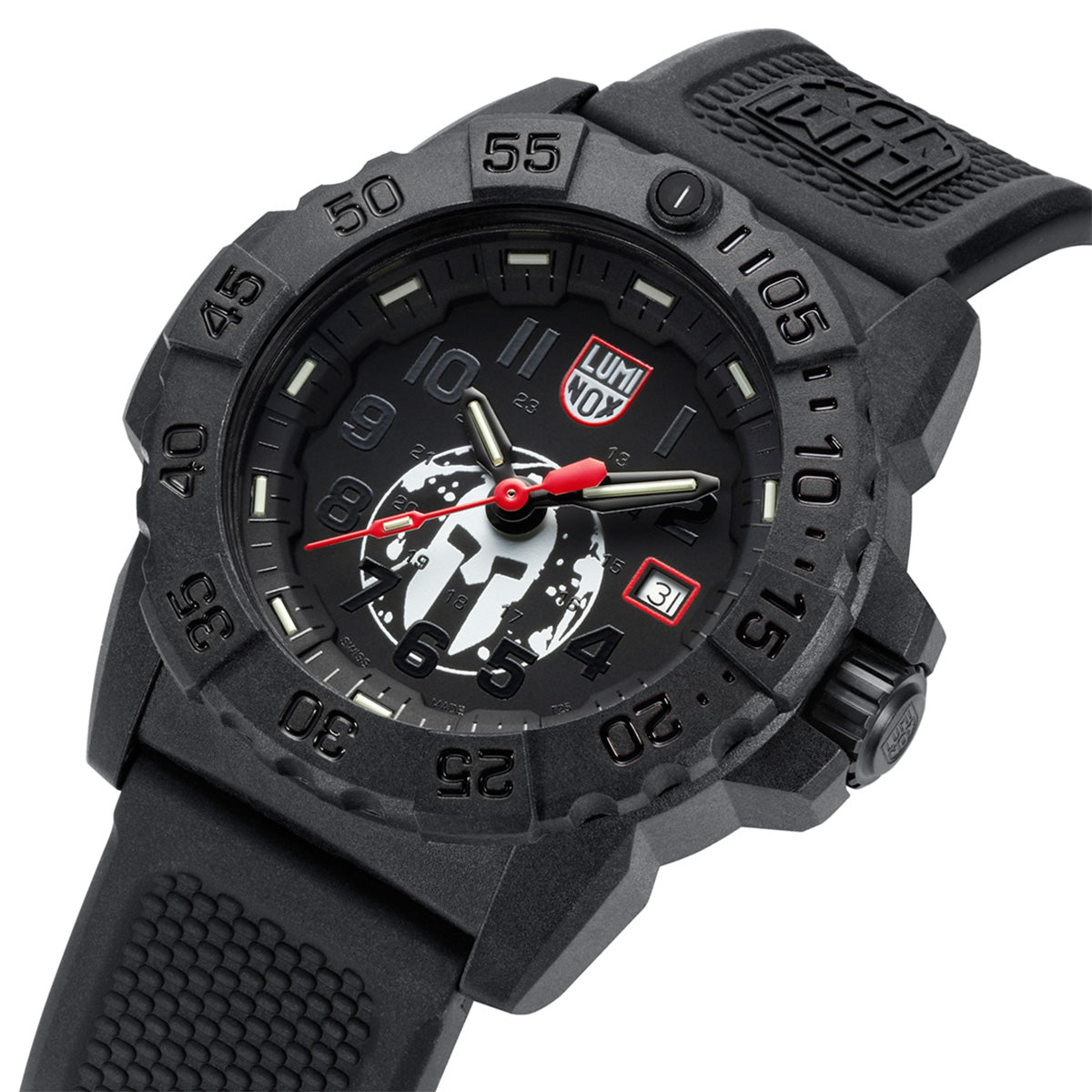 ルミノックス 腕時計 スパルタンレース 限定モデル ブラック XS.3501 Crown Hour - Luminox Navy SEAL XS.3501.SPARTAN